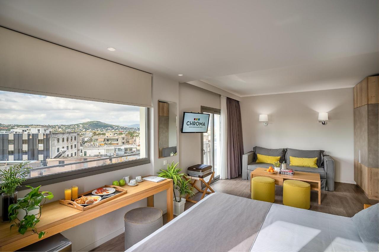 โครมา แฟชั่น รูม แอนด์ อพาร์ตเมนต์ Aparthotel เอเธนส์ ภายนอก รูปภาพ