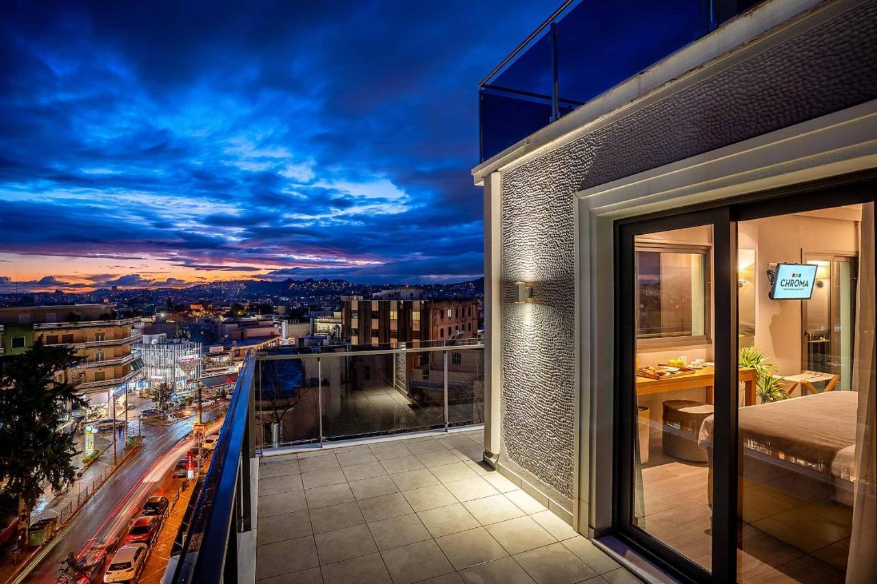 โครมา แฟชั่น รูม แอนด์ อพาร์ตเมนต์ Aparthotel เอเธนส์ ภายนอก รูปภาพ