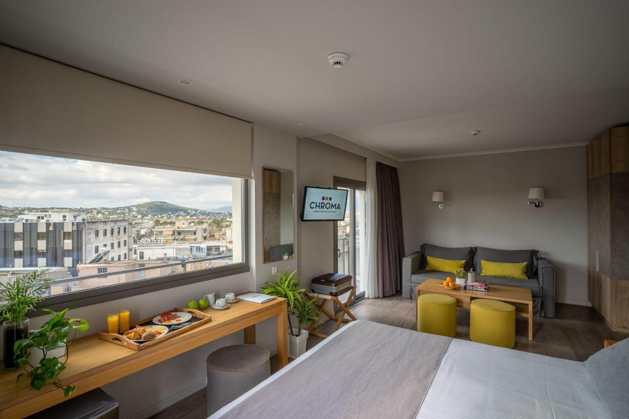 โครมา แฟชั่น รูม แอนด์ อพาร์ตเมนต์ Aparthotel เอเธนส์ ภายนอก รูปภาพ